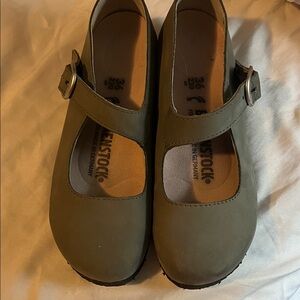Birkenstock gray Mary Jane  Shoes